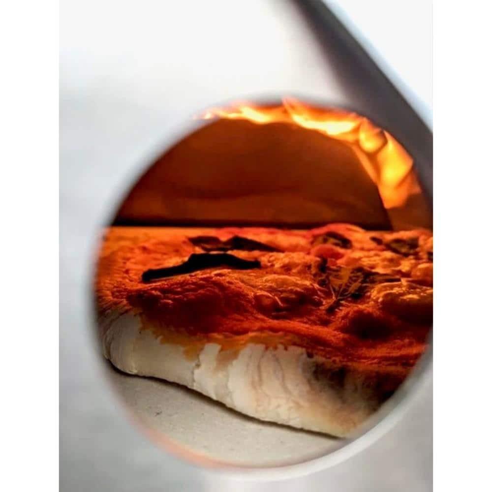 WPPO WKE-01-BLK Le Peppe Portable Wood Fired Pizza Oven, Black