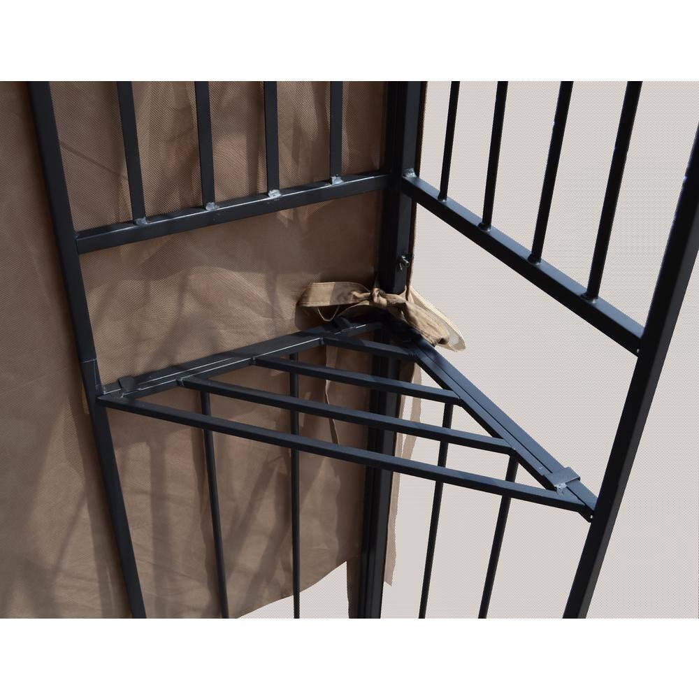 Symphony III 10 Ft. X 10 Ft. Single-Tier Steel Gazebo