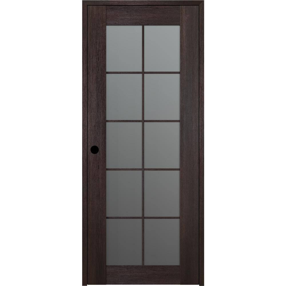 Belldinni Avon 10 Lite Solid Manufactured Wood and Glass Paneled Prefinished Standard Door