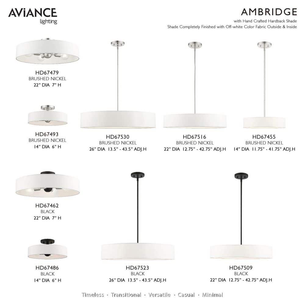 Lighting Lumens 4 - Light Drum Chandelier