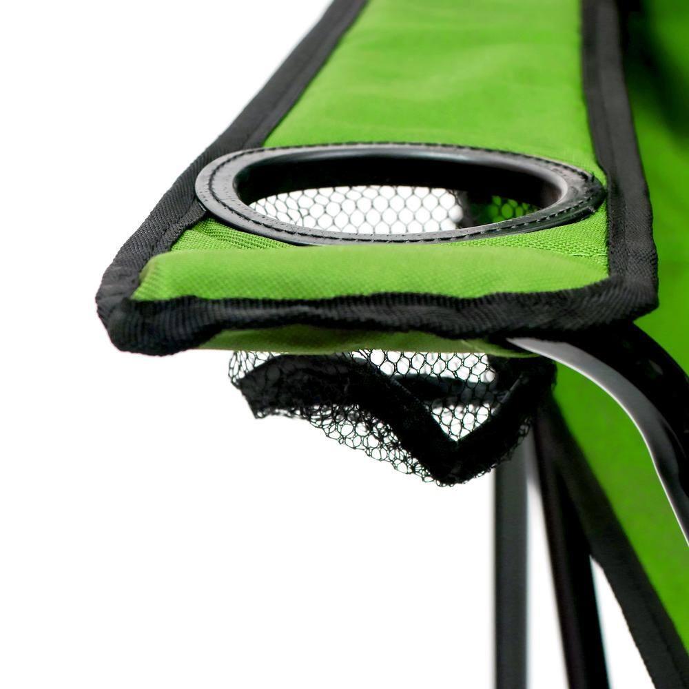 Trademark Innovations Portable Folding Camping Outdoor Beach Chair (Lime)