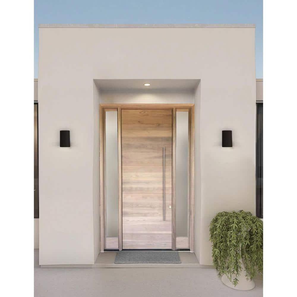 Progress Lighting, Cylinder Collection, 1-Light Wall Sconce, Antique Bronze Finish, Porcelain Shade