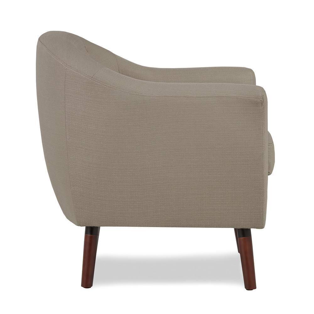 Lexicon Lucille Upholstered Accent Chair in Beige
