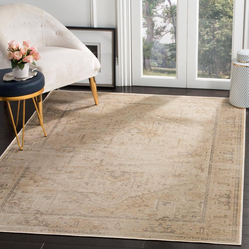 SAFAVIEH Vintage Adrian Traditional Area Rug, Stone, 9' x 12'