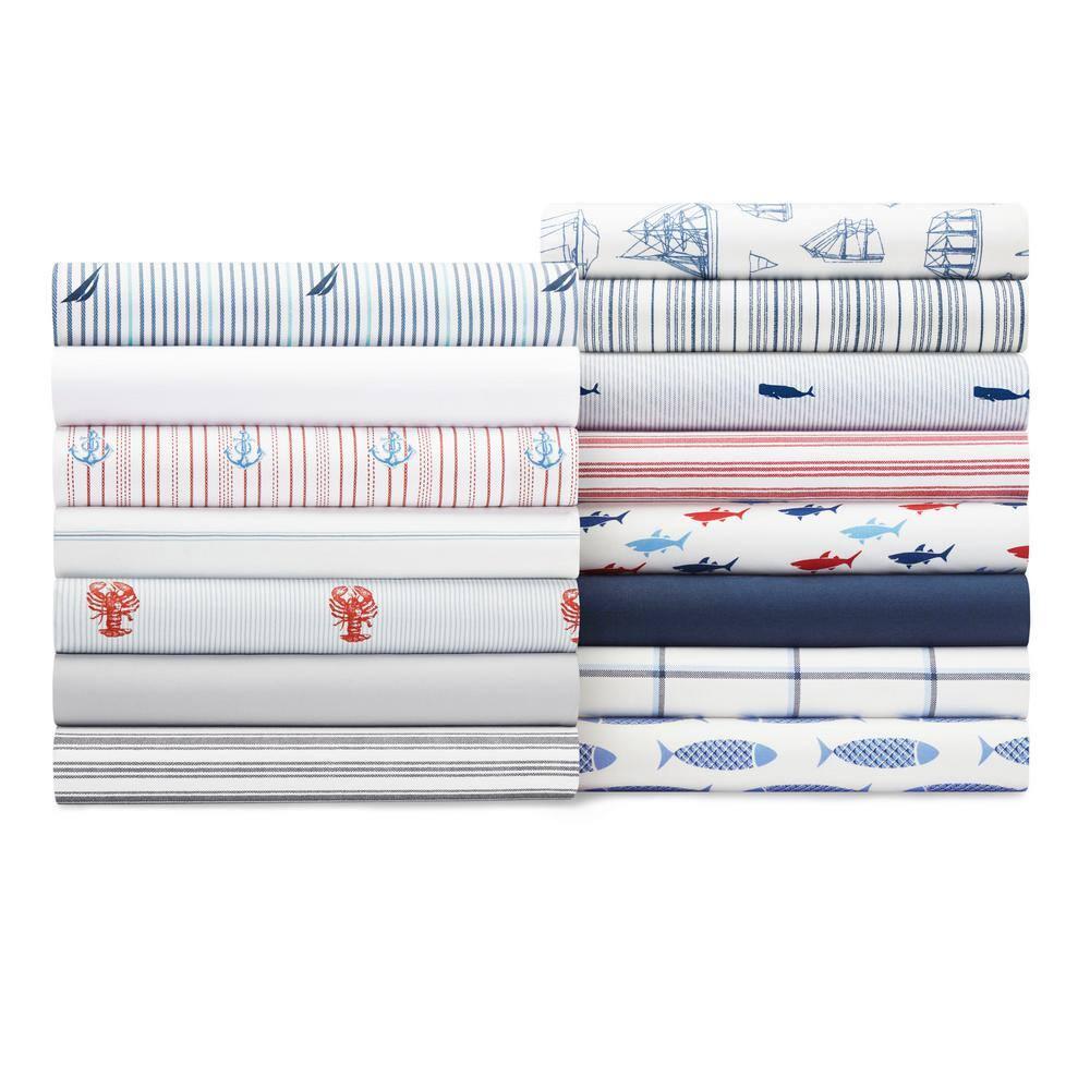 Nautica Nautica Printed Cotton Percale Sheet Sets