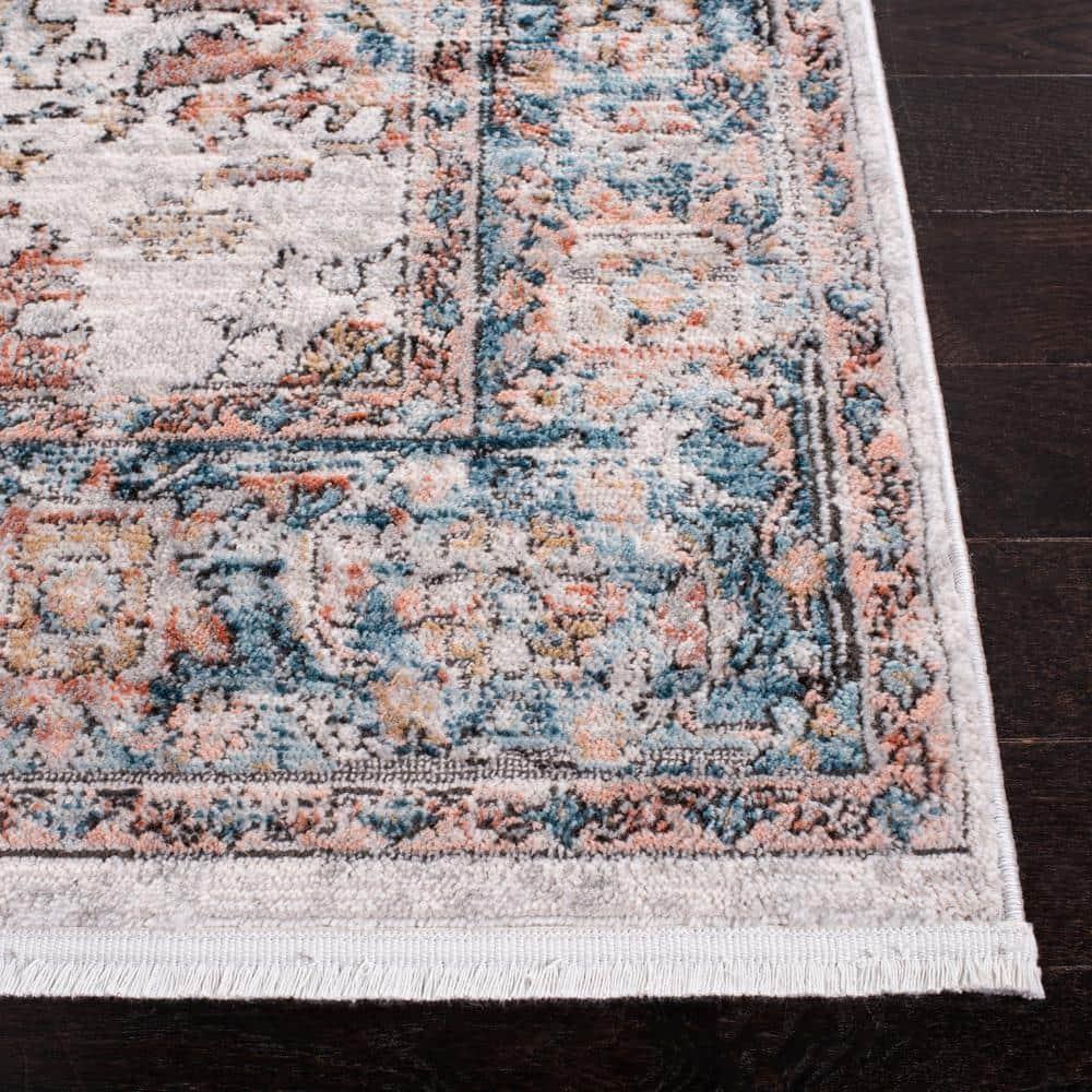 Shivan SHV797 Power Loomed Area Rug - Grey/Blue - 8'9"x11'9" - Safavieh.