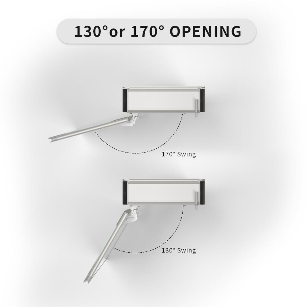 W 24'' H Frameless Medicine Cabinet Mirror 2 Adjustable