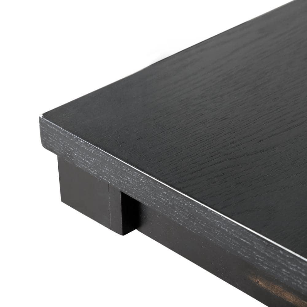 Furniture of America Kindrel Wood Rectangular Dining Table in Black