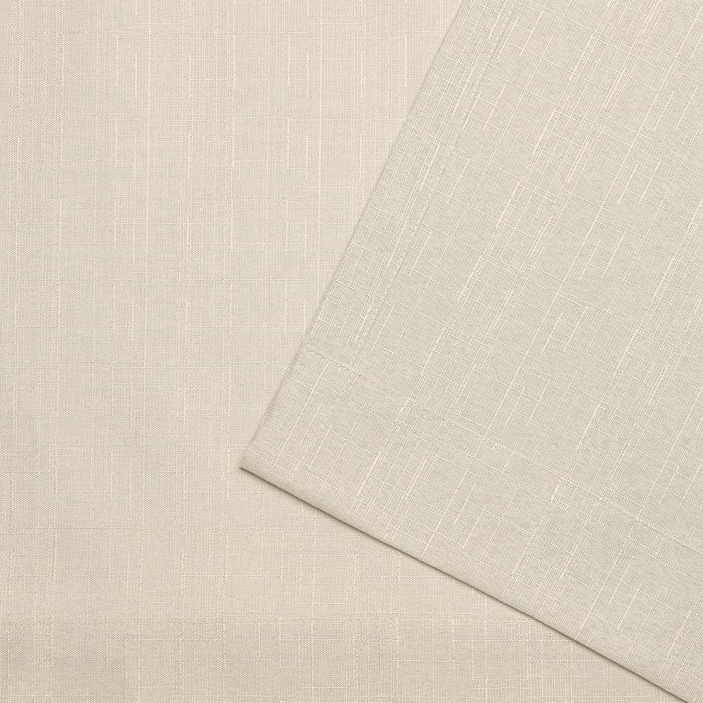 Amalgamated Textiles Loha Synthetic Solid Color Semi-Sheer Pinch Pleat Curtain Panels