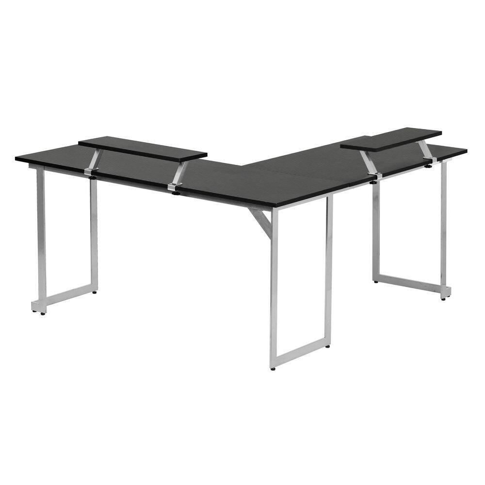 L-Shaped Metal Base Accent