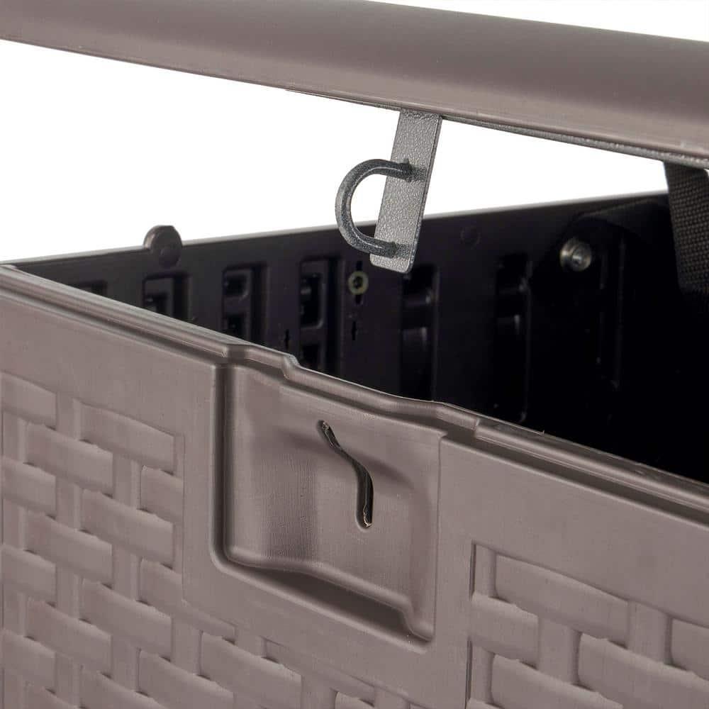 Plastic Development Group Plastic Development Group 19.5'' W 28 Gallons Water Resistant Resin Deck Box in Brown