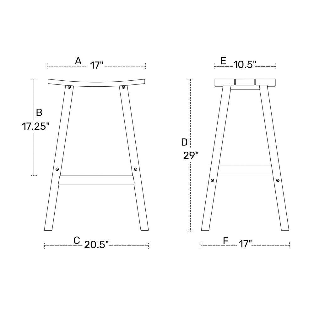 Polytrends  Laguna Hdpe All Weather Outdoor Patio 29" Saddle Seat Bar Stool Lime