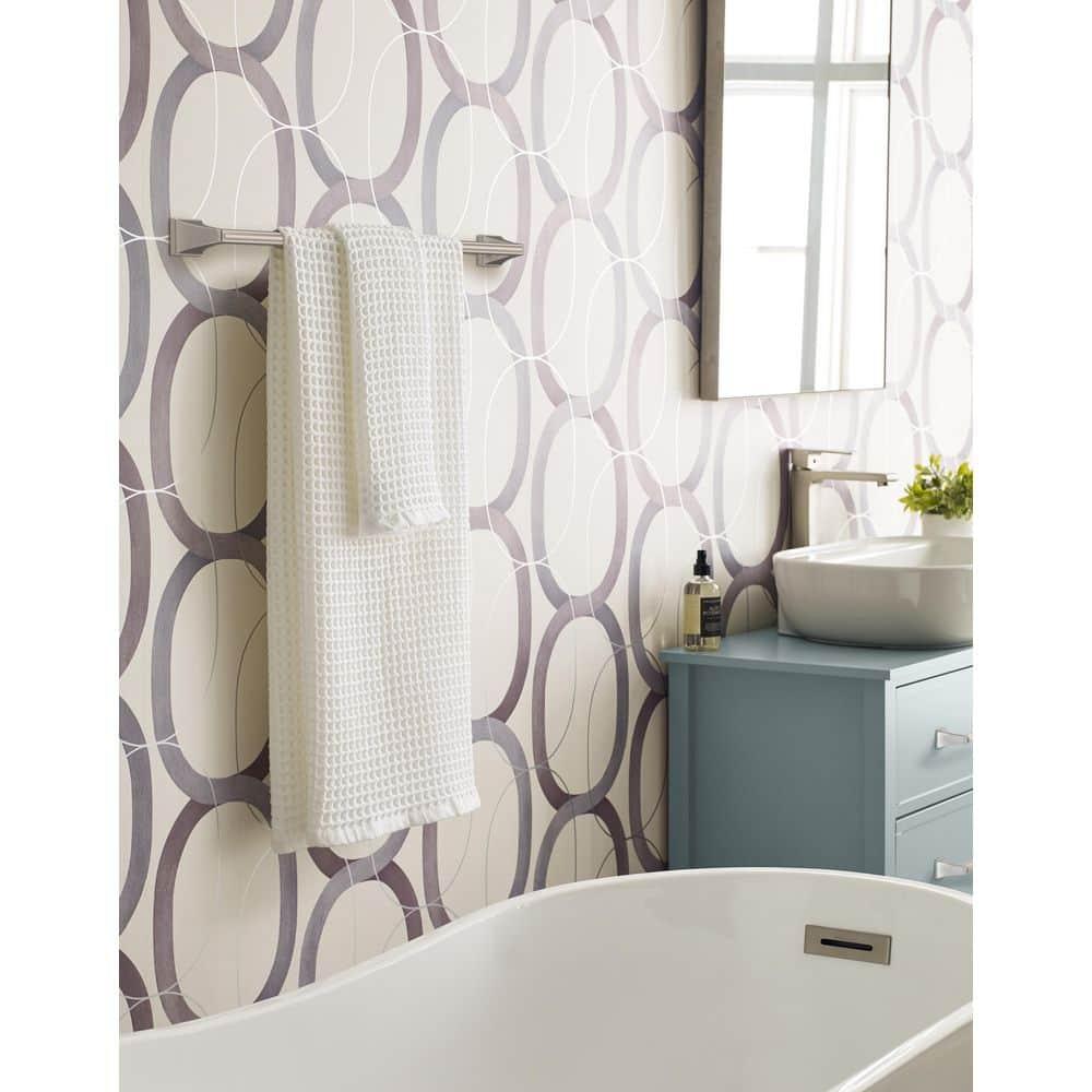 Amerock Mulholland Brushed Nickel 24 inch (610mm) Towel Bar