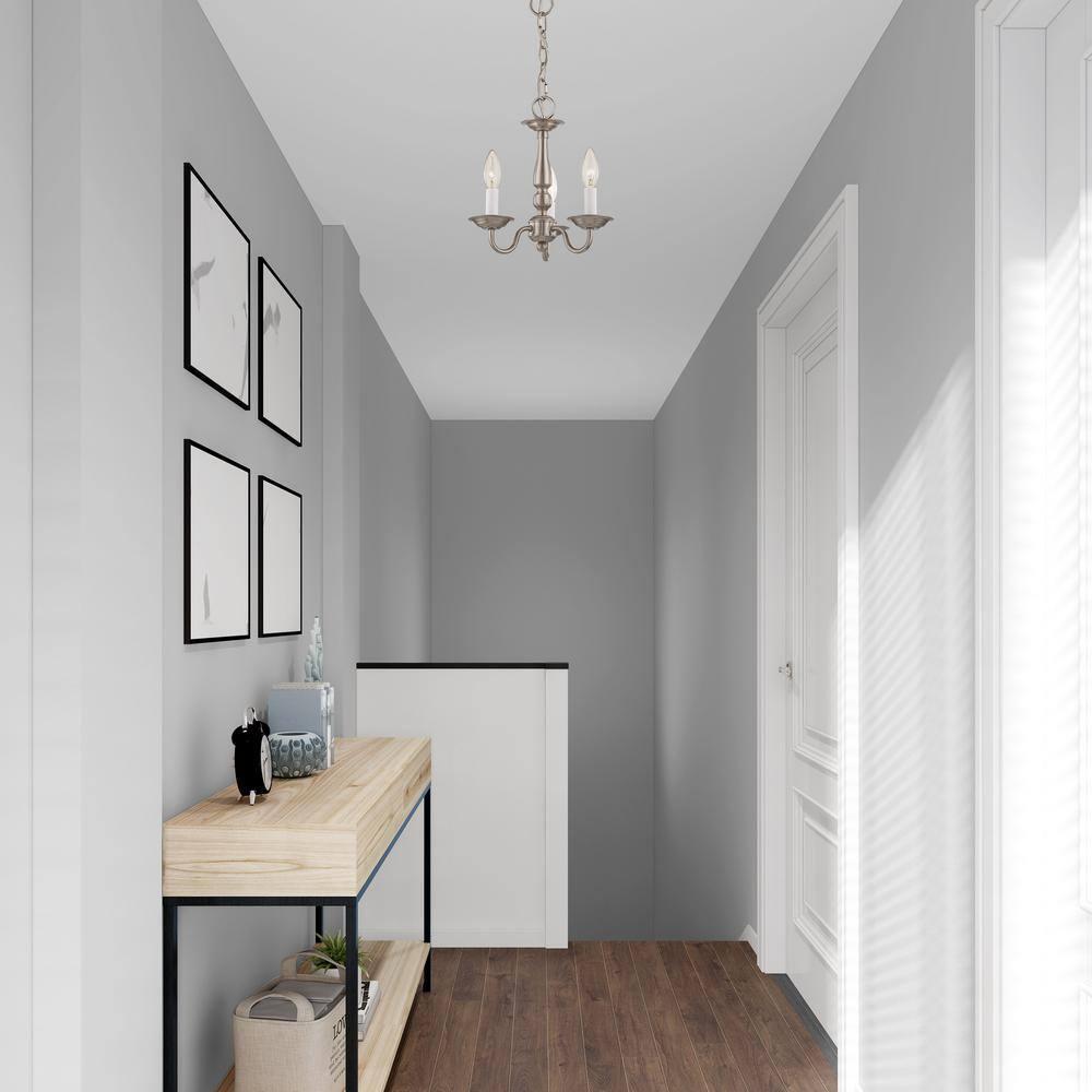 Livex Lighting Williamsburgh 3 - Light Chandelier in  Brushed Nickel