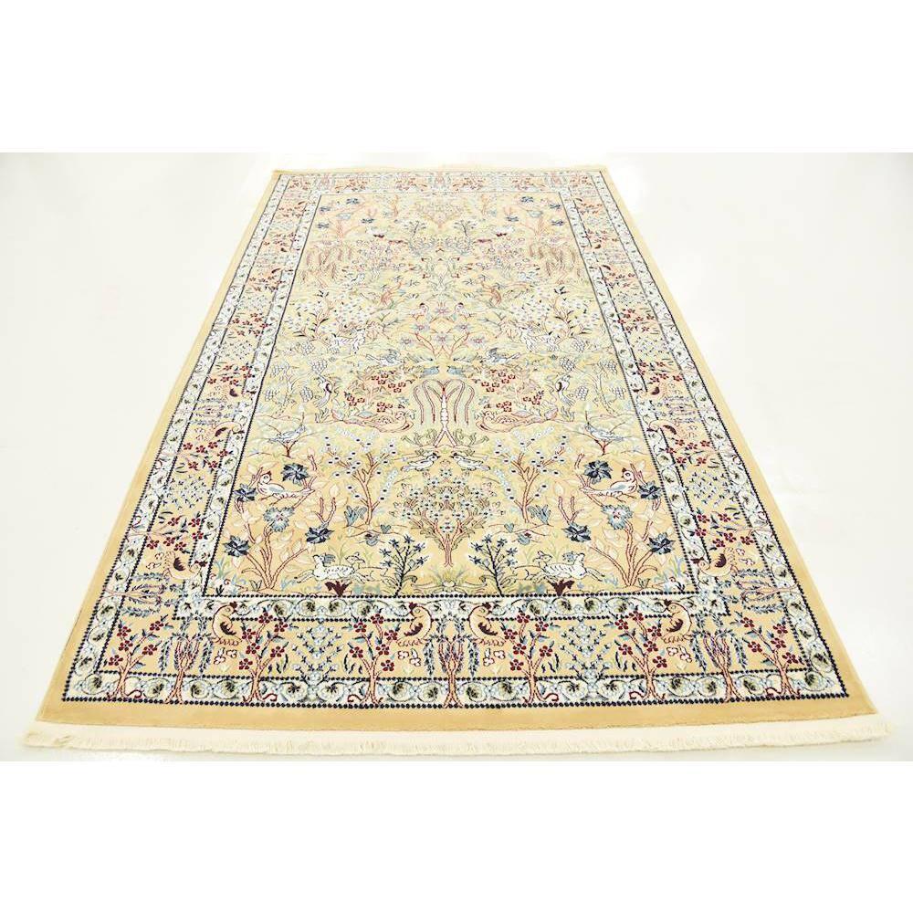 Unique Loom Narenj Collection Area Rug - Bristol (5' 1" x 8' Rectangle Beige/Blue)