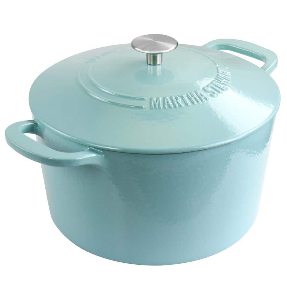 Martha Stewart Martha Stewart Gatwick 7 qt. Cast Iron Round Dutch Oven with Lid