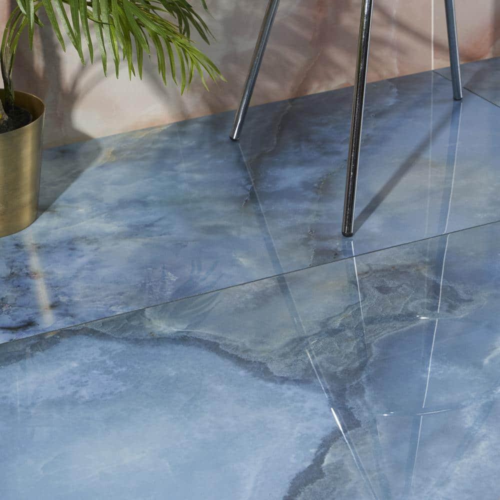Calla 24" x 47" Porcelain Marble Look Wall & Floor Tile (15.49 Sq. Ft. / case)