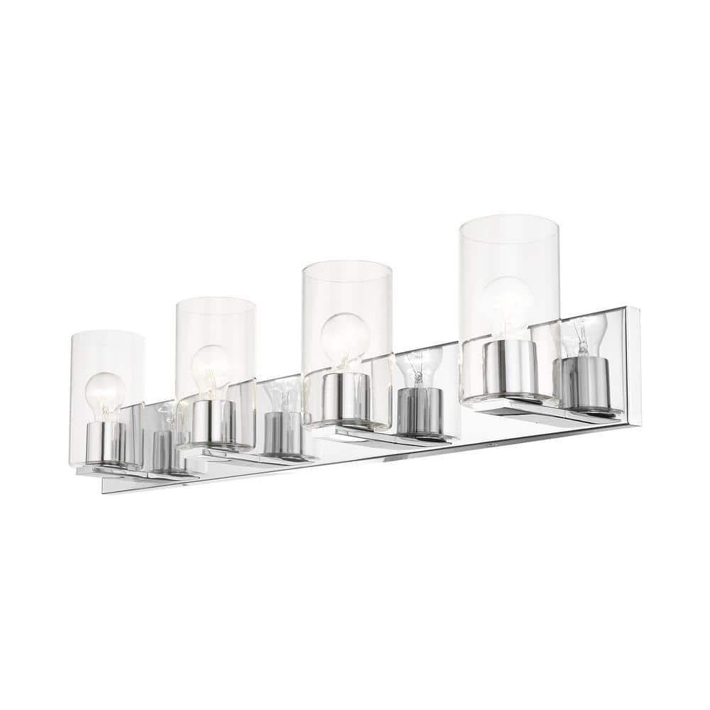 Livex Lighting Zurich 4 - Light Vanity in  Polished Chrome