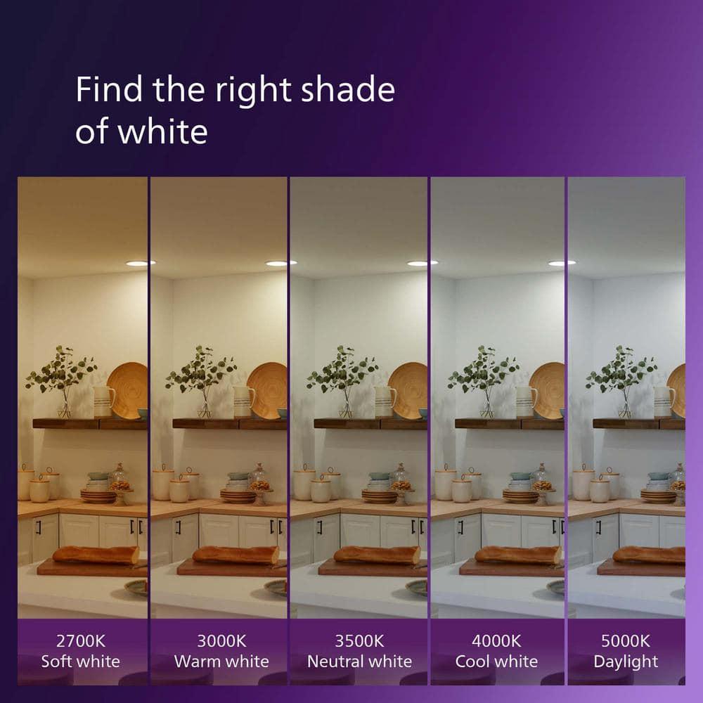 Philips UltraDef LED 60W Frosted Soft White A19 4P: Dimmable, Energy Star Certified, 800 Lumens, 13.7-Year Life
