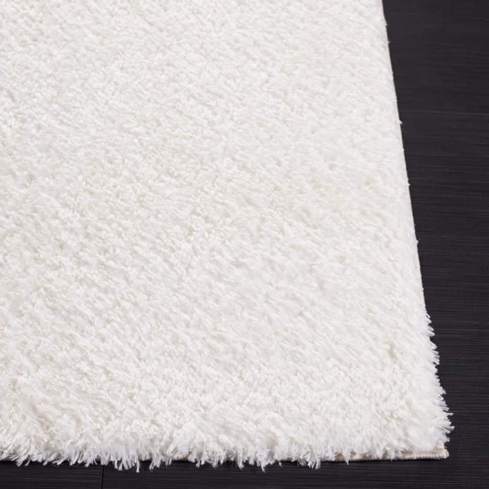 August Shag AUG200 Power Loomed Indoor Accent Rug - White - 3'x5' - Safavieh
