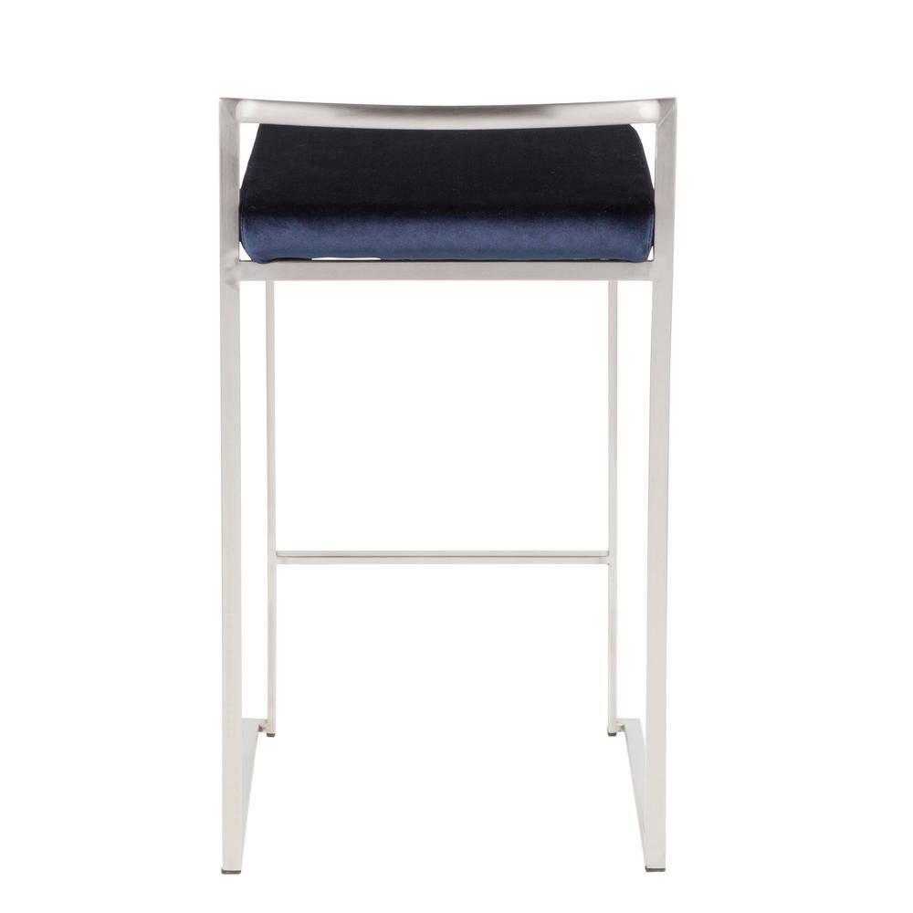 Derik Upholstered Stool with Metal Frame
