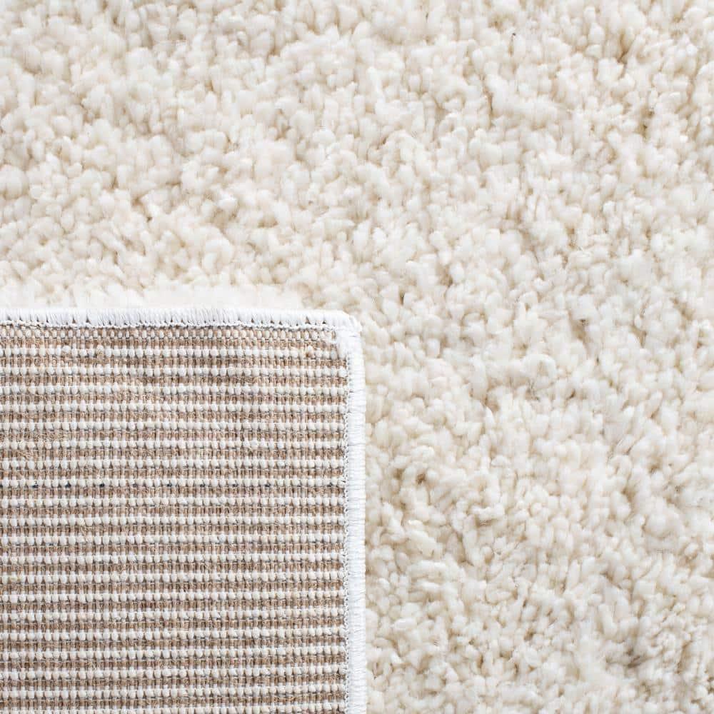 August Shag 900 AUG900 Power Loomed Indoor Accent Rug - Ivory - 3'x5' - Safavieh