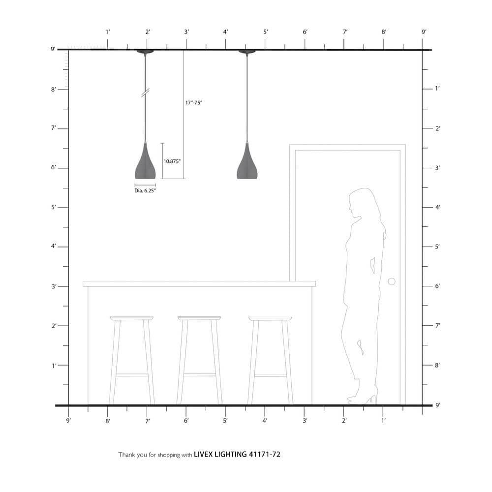 Schultz Single Light Metal Dimmable Pendant