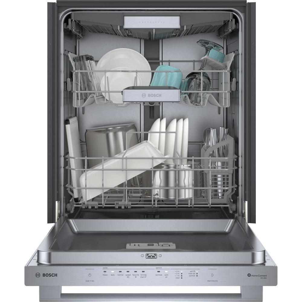 500 Series 24" Stainess Steel Top Control Built-In Dishwasher with Stainless Steel Tub and Flexible 3Rd Rack