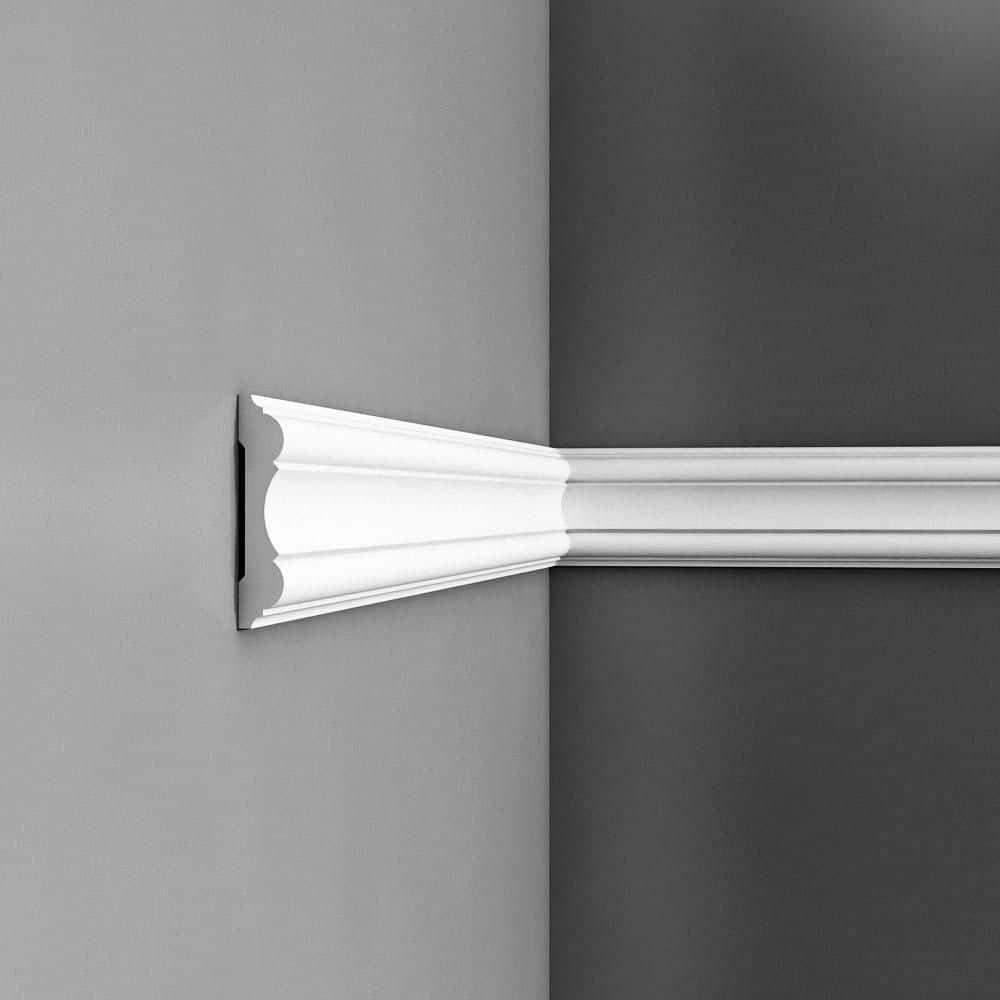 Architectural Products by Outwater L.L.C. 7/8 in D x 4 in W x 78-3/4 in L Primed White Plain Polyurethane Panel Moulding (Set of 3)