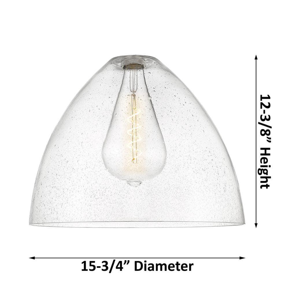 Innovations Lighting Bristol Glass 1 - Light Pendant in Polished Chrome