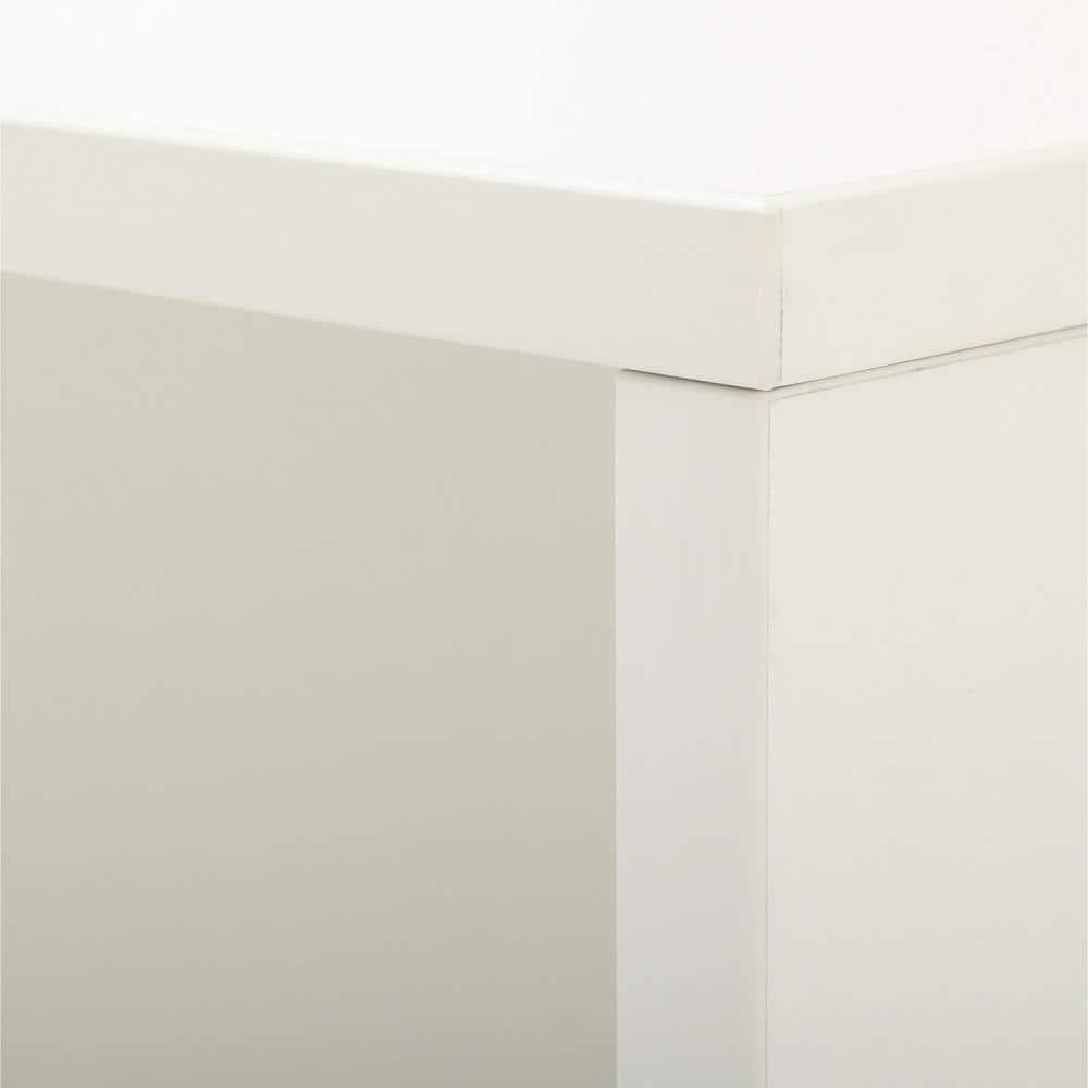 Prado White Adjustable Open Bookcase