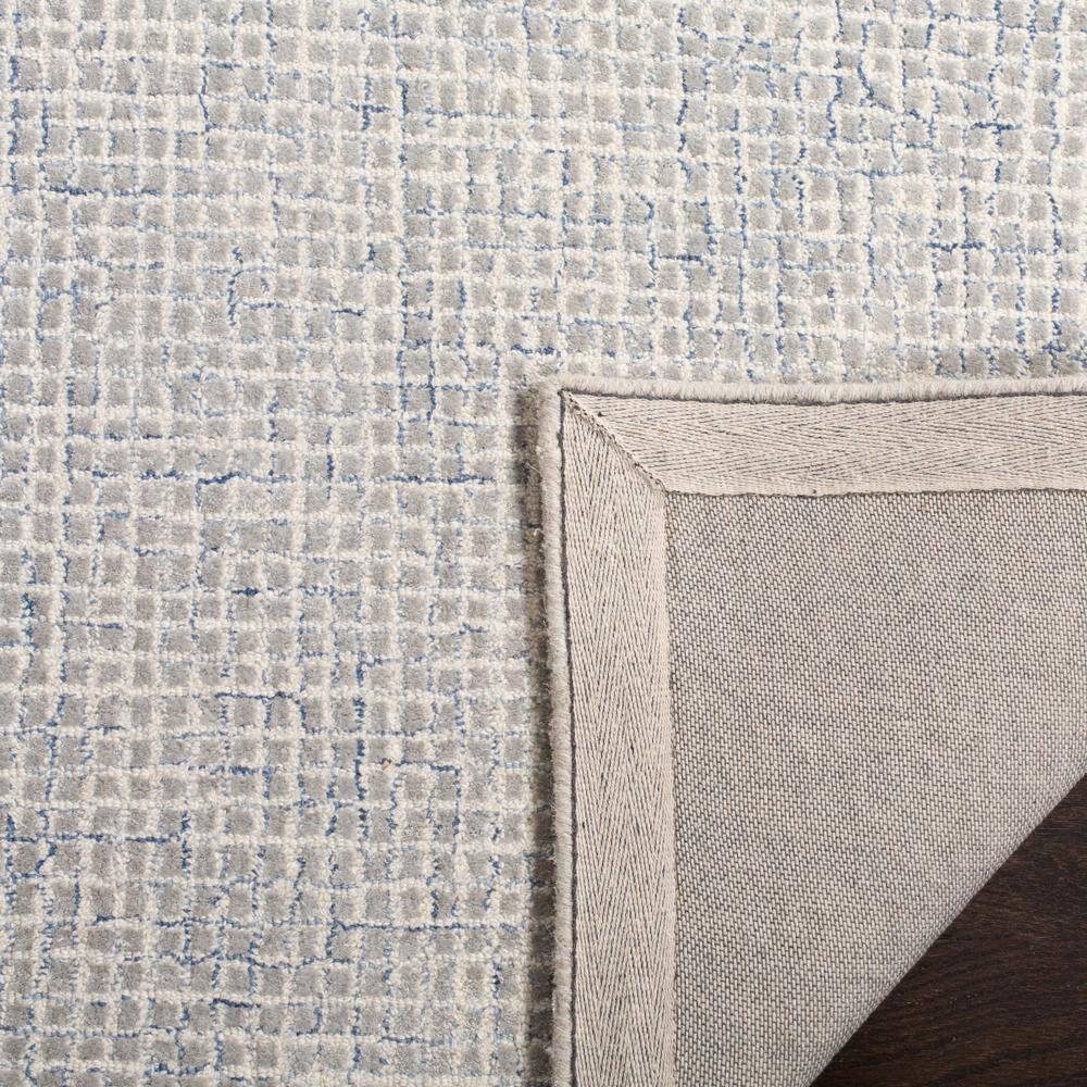 Abstract ABT469 Hand Tufted Area Rug - Silver/Blue - 8'x10' - Safavieh.