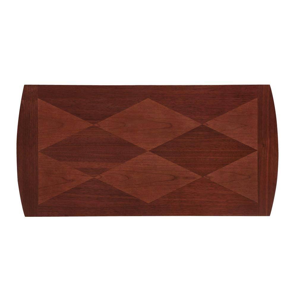 Convenience Concepts Dennis End Table with Shelf, Mahogany