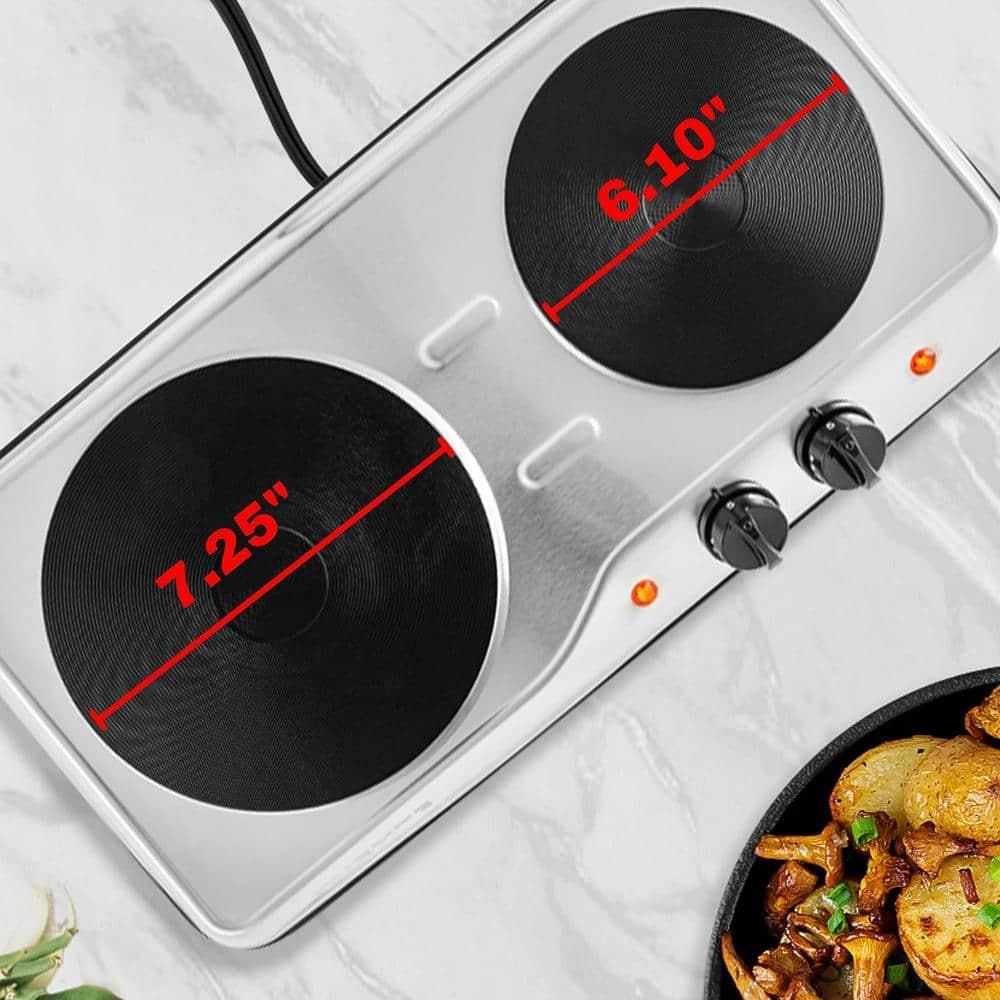 Ovente OVENTE Electric Double Cast Iron Burner