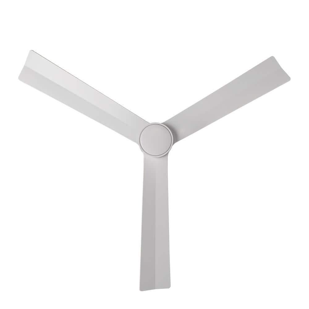 52" Smart Home Compatible 3 Blade Smart Ceiling Fan with Remote