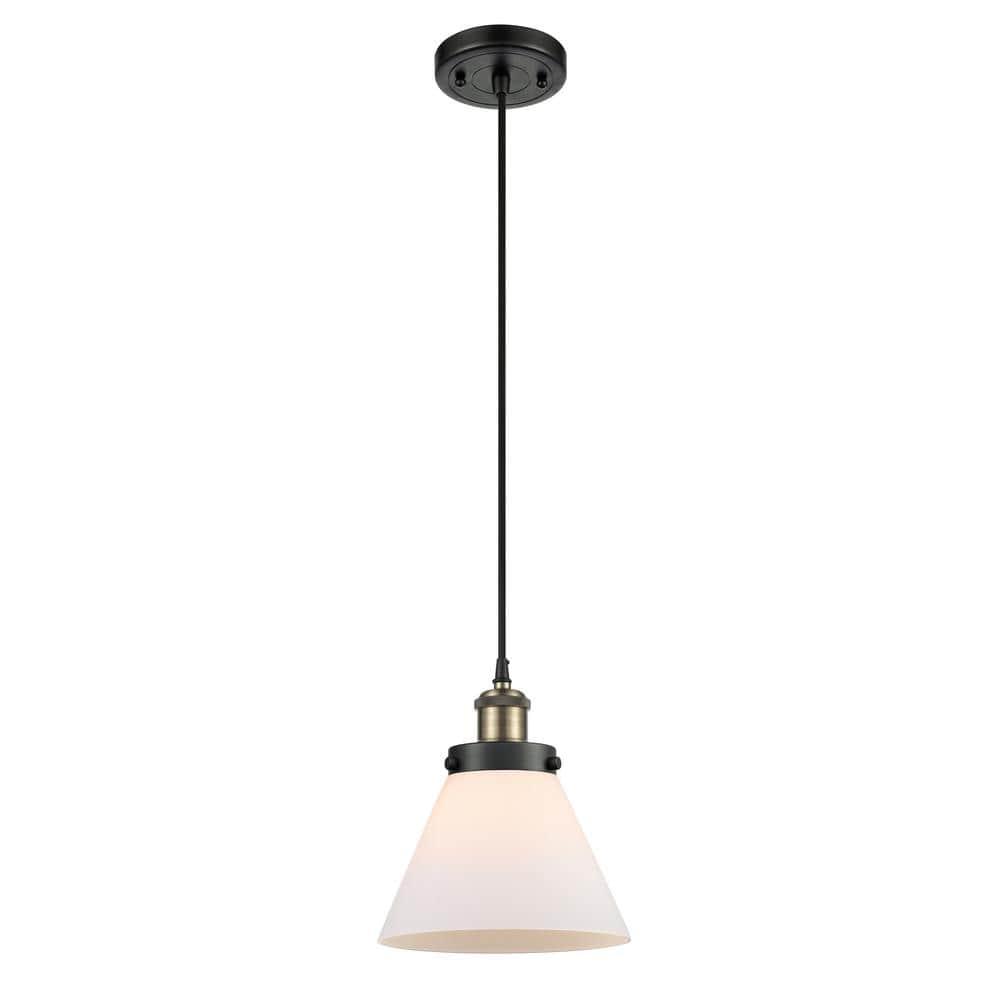 Innovations Lighting Cone 1 - Light Pendant in  Black Antique Brass