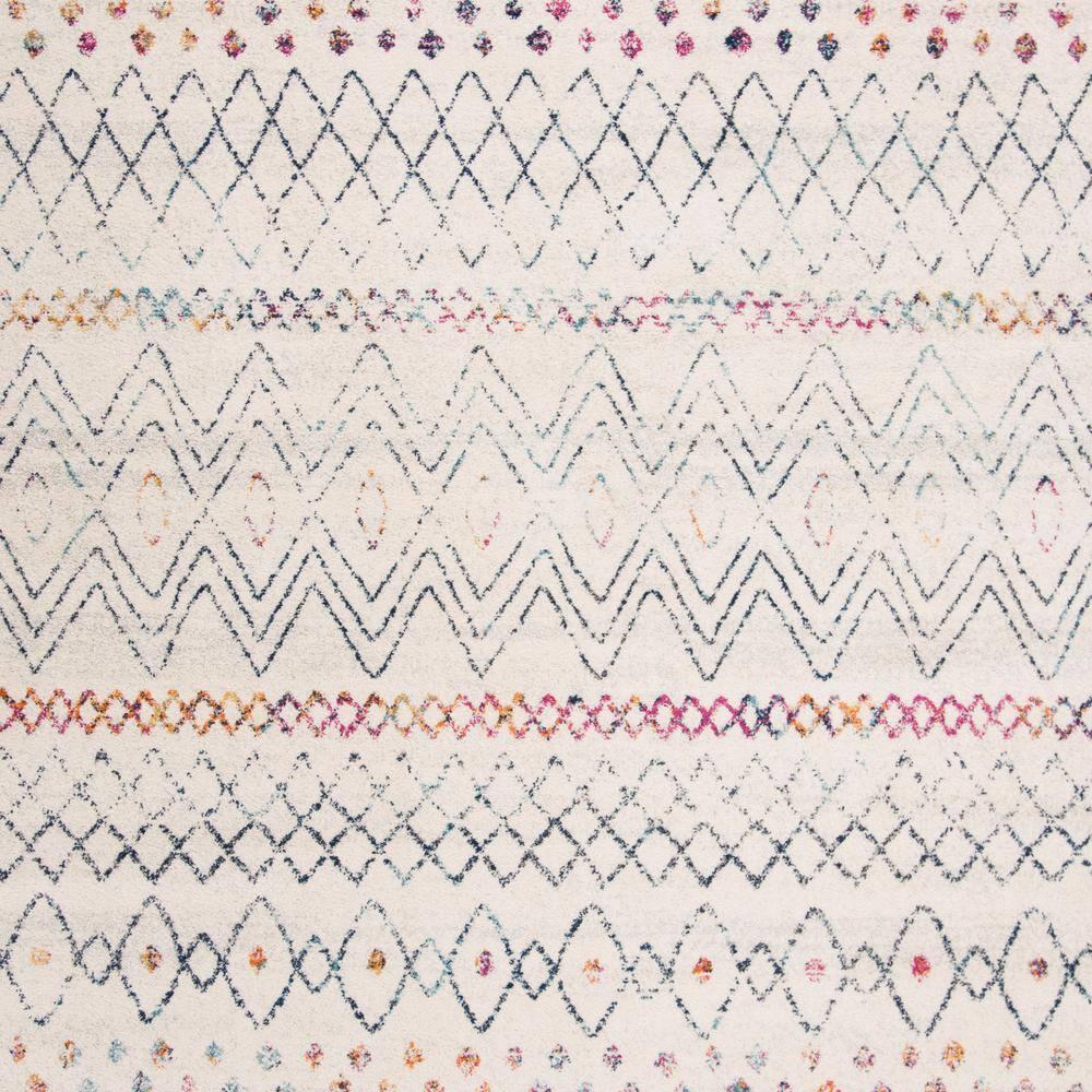 Madison 700 MAD798 Power Loomed Indoor Area Rug - Ivory/Dark Blue - 8'x10' - Safavieh