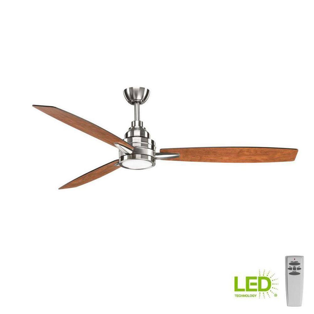 Gaze Collection 60" LED Three-Blade Ceiling Fan