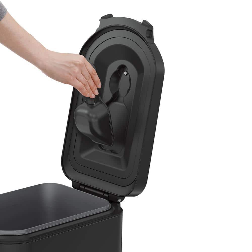 simplehuman Pet Food Storage Container Stainless Steel for Dog Food, Cat Food, and Bird Feed