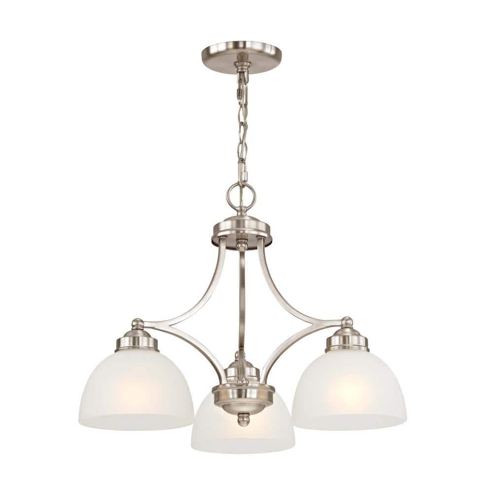 Livex Lighting Somerset 3 - Light Chandelier in  Brushed Nickel