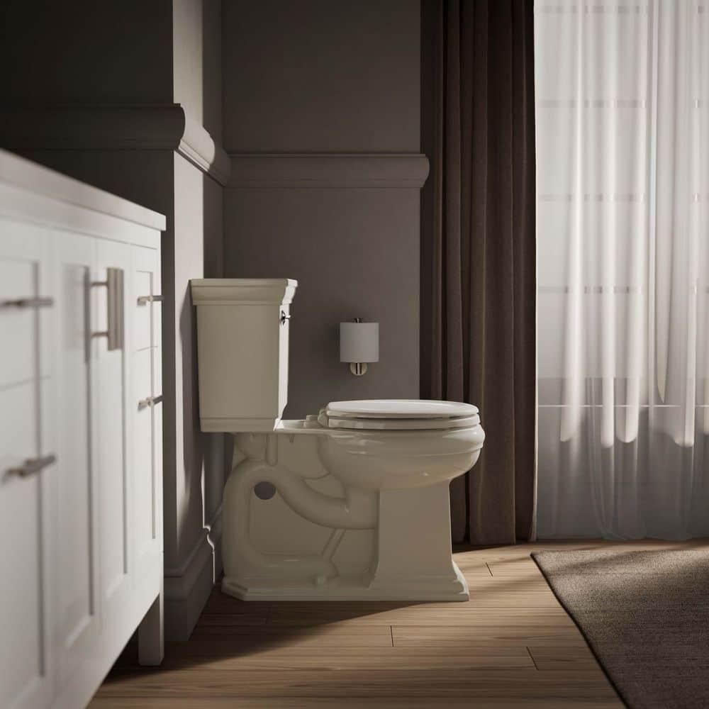 Stonewood Quiet-Close Compression-Molded Wood Toilet Seat