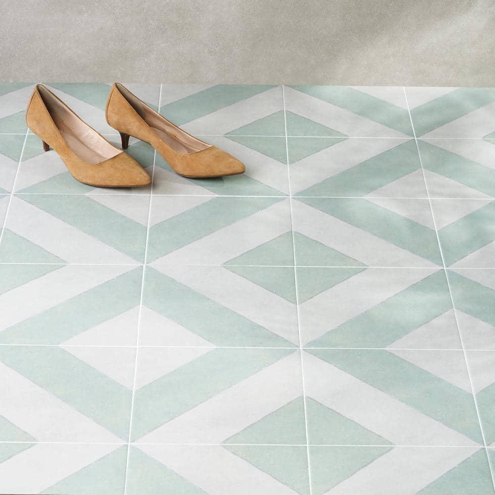 Ava Diagonal 9" x 9" Porcelain Tile (10.76 sq. ft./ Case)