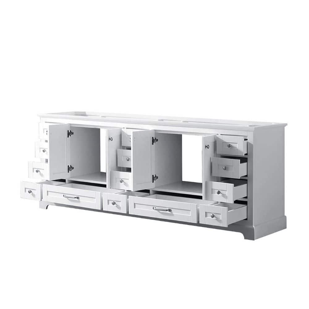 Lexora Dukes 84" Double Bathroom Vanity Base Only