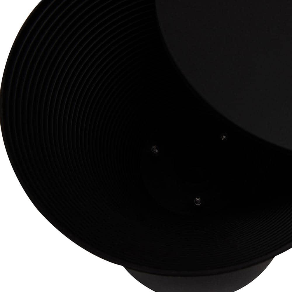 LeisureMod Boyd Modern Round Plastic Side Table