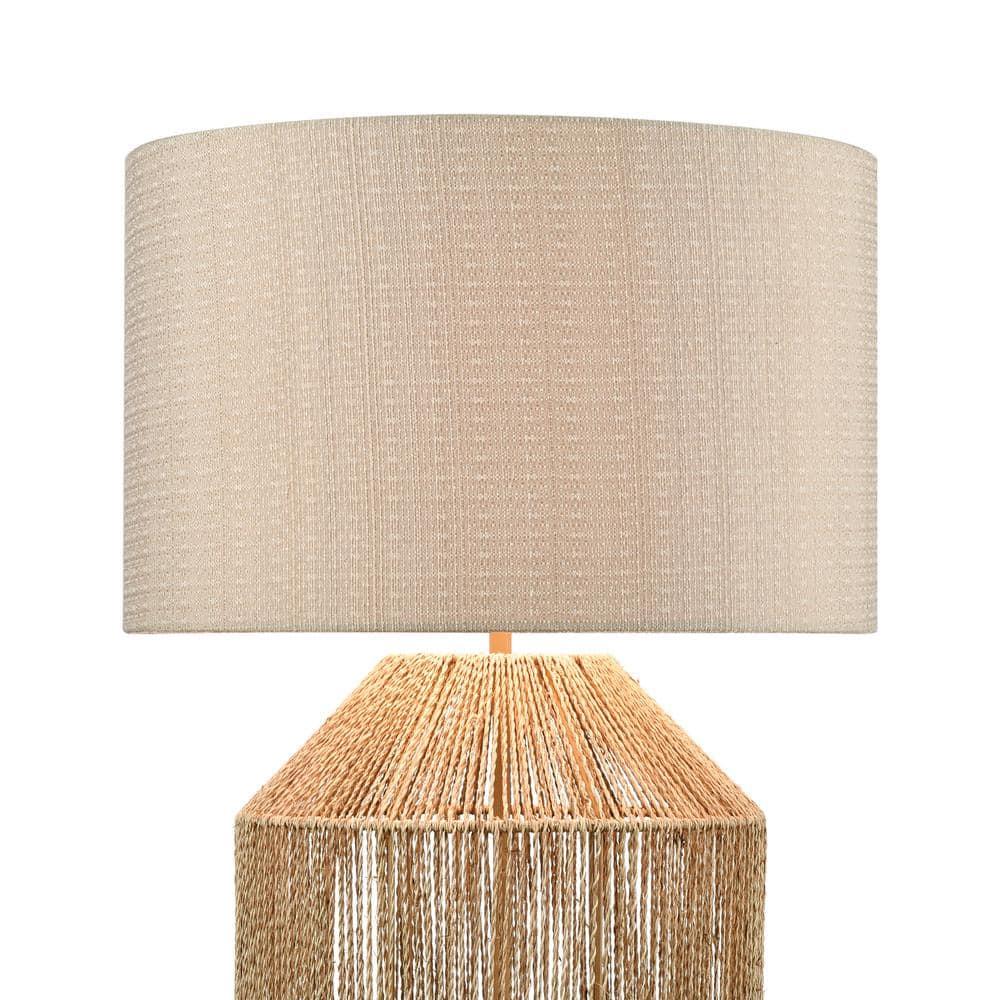 Elk Home 16-Inch Wide Corsair Table Lamp, Transitional, Natural
