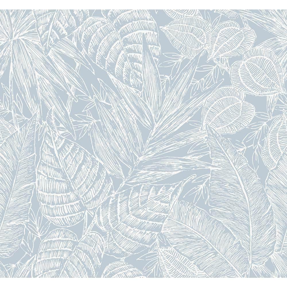 Brentwood Palm Leaves Wallpaper