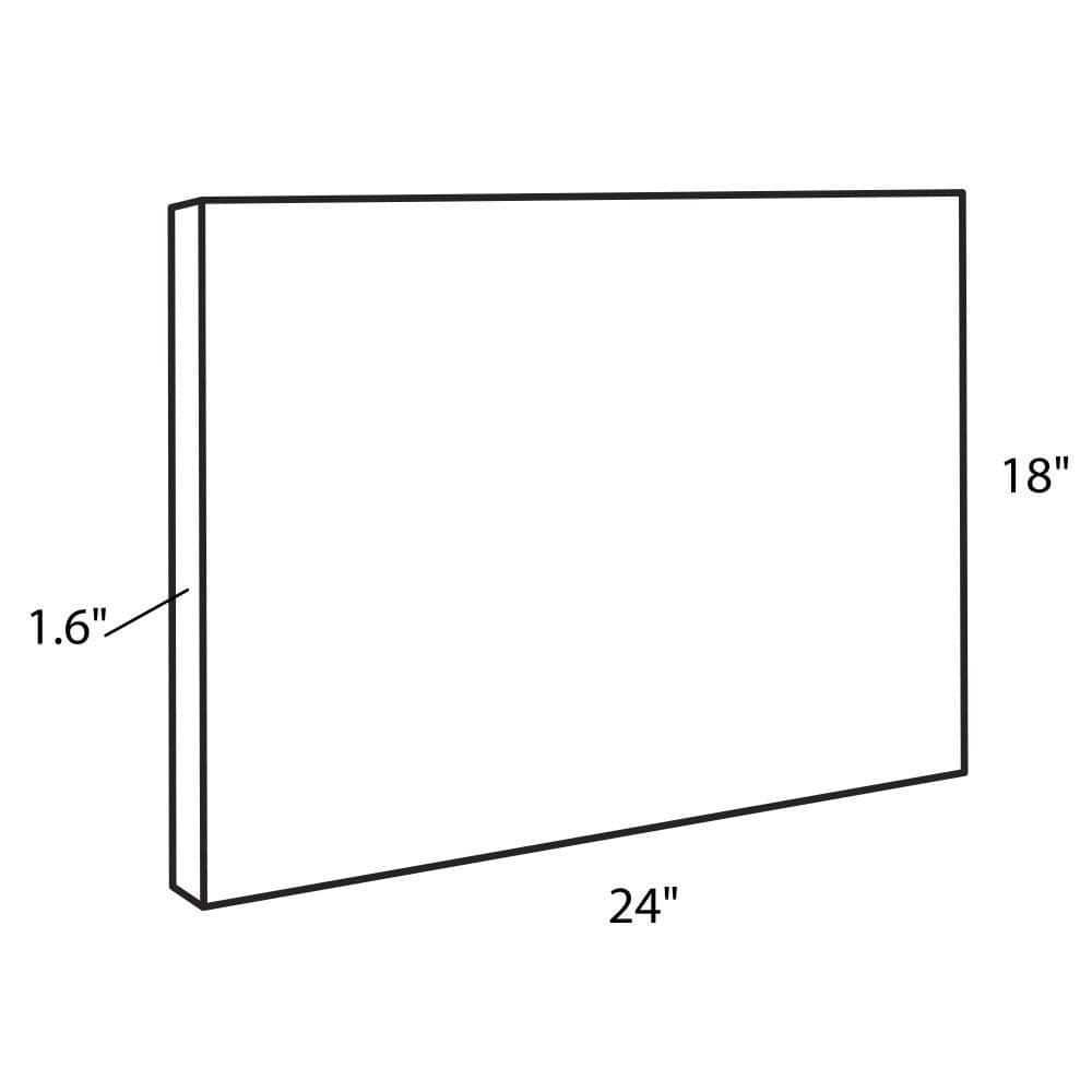 Kate and Laurel Sylvie Hey Dude Highland Cow Color Framed Canvas by The Creative Bunch Studio, 18x24, Natural