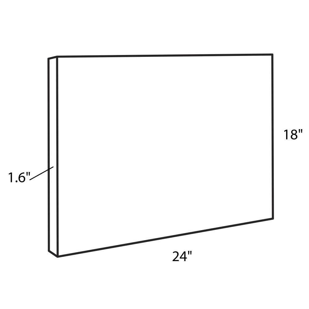 Kate and Laurel Sylvie Hey Dude Highland Cow Color Framed Canvas by The Creative Bunch Studio, 18x24, Natural