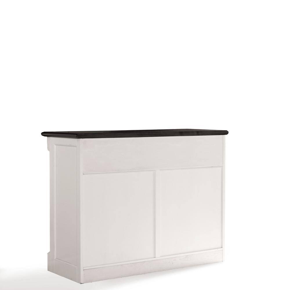 Crosley Shelby Buffet White: Traditional Style Sideboard, Wood Veneer, Adjustable Shelves, Anti-Tip Hardware