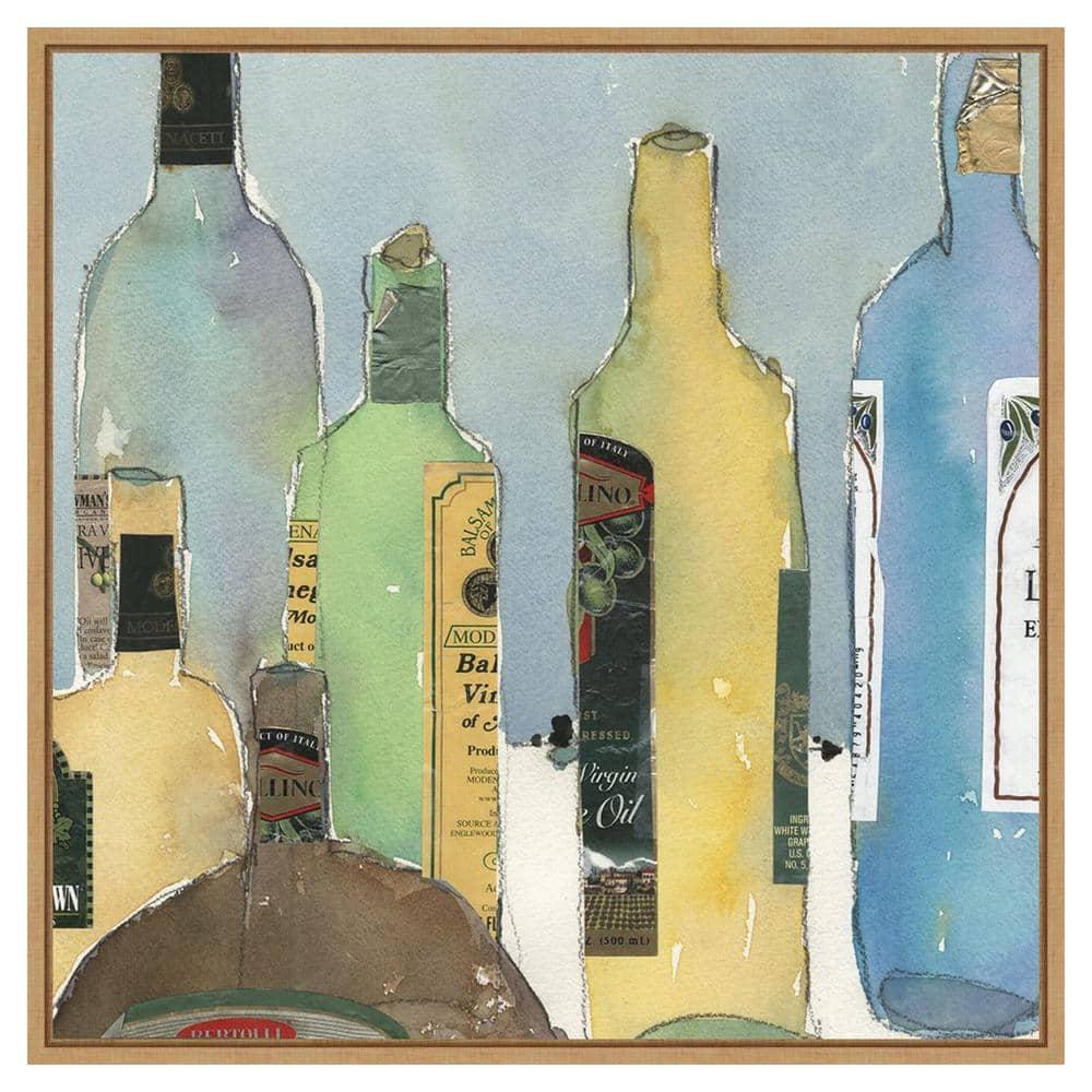 Amanti Art 30"x30" Oil and Vinegar IV by Samuel Dixon Framed Canvas Wall Art Print